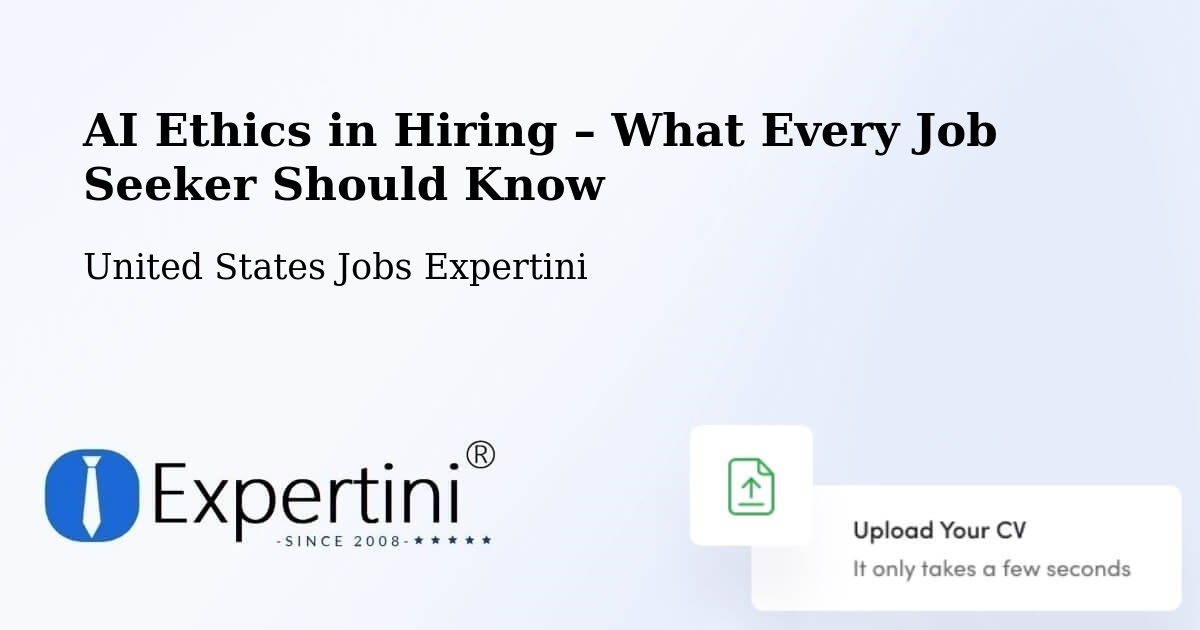 AI Ethics in Recruitment & Hiring – Rogers - Rogers, United States Jobs Expertini
